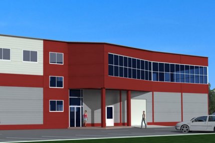 Проектирование офисного здания с пристройкой складом г.Красноярск