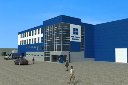 Эскизный проект административно-бытового здания г.Красноярск