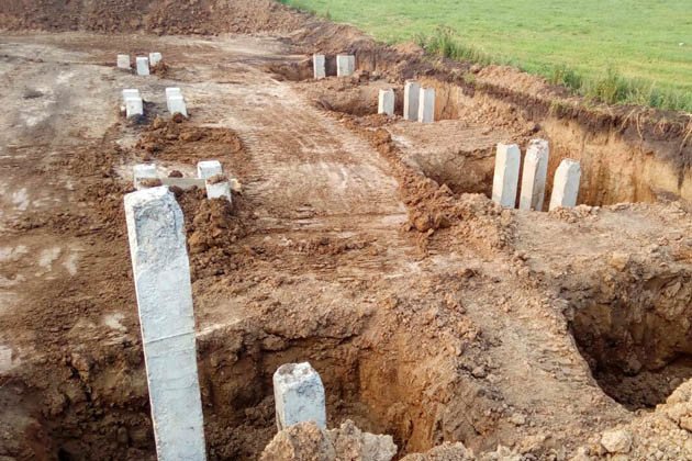 Глубина заложения фундамента