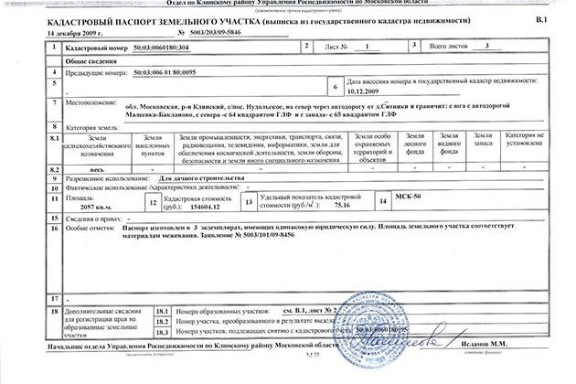Кадастровый паспорт. Для чего нужен кадастровый паспорт?