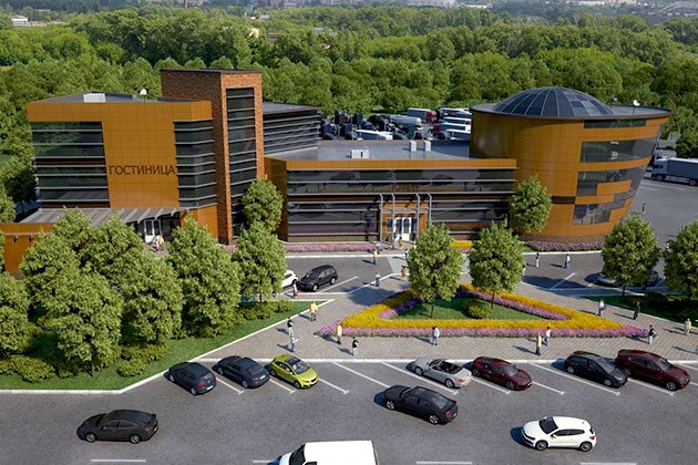 Комплексная организация парковки гостиничного комплекса